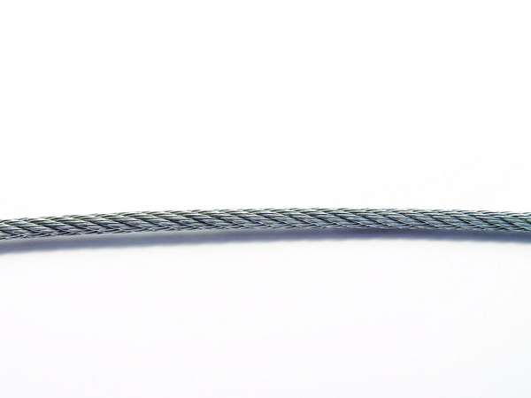 Steel ropes zinc-coated